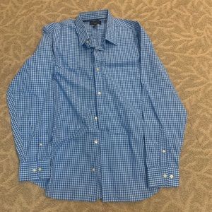 Banana republic blue slim fit dress shirt